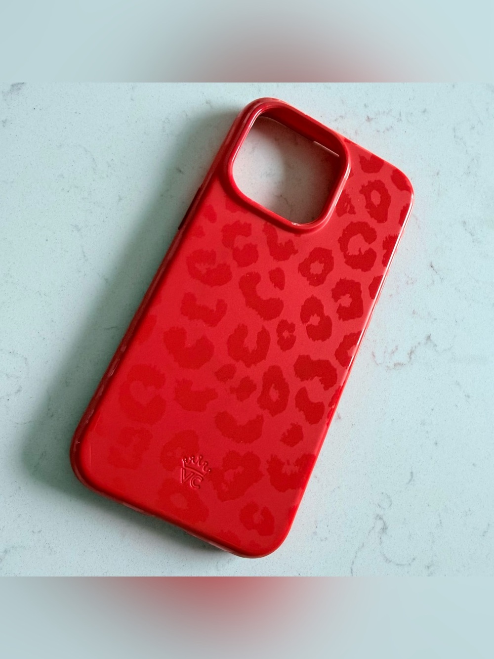 Velvet Caviar red leopard iPhone 13 Pro MagSafe case
